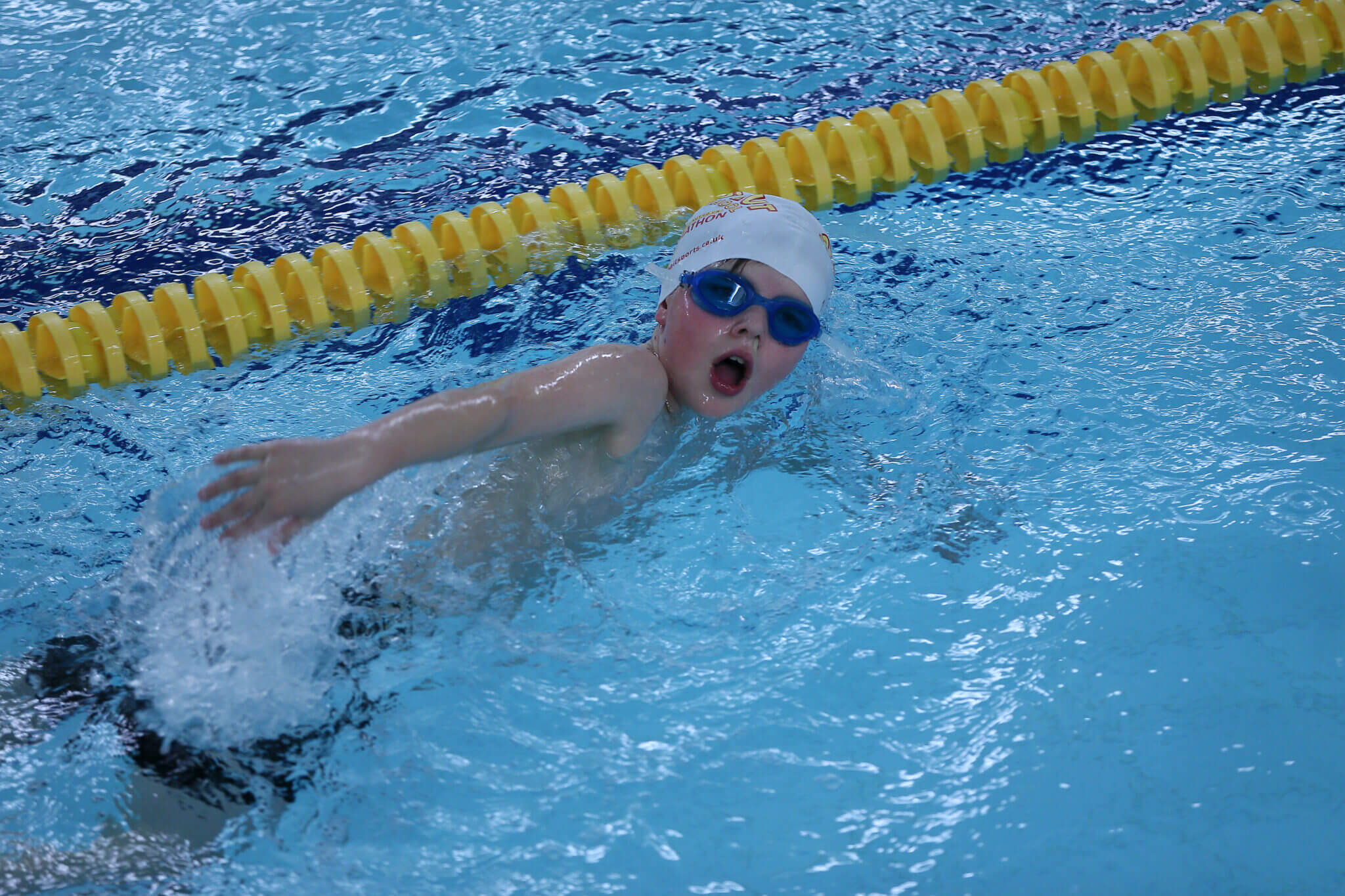 Swimming in lane